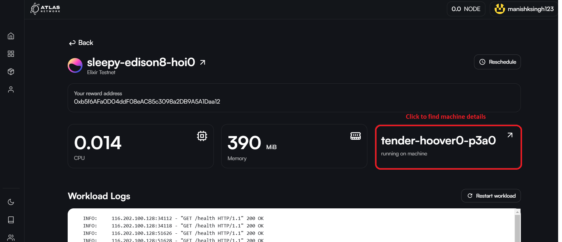 NodeOps Node details